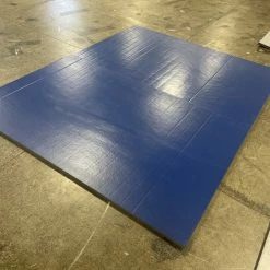 AK Athletic Equipment Martial Arts Clearance 8' X 10' X 1 3/8" Roll-Up Wrestling Mat Blue