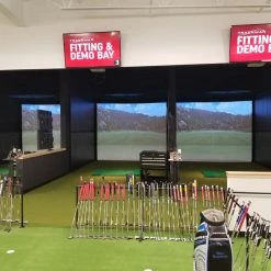 AK Athletic Equipment 8' Tall Package Discount Golf Simulator Wall And Ceiling Pads