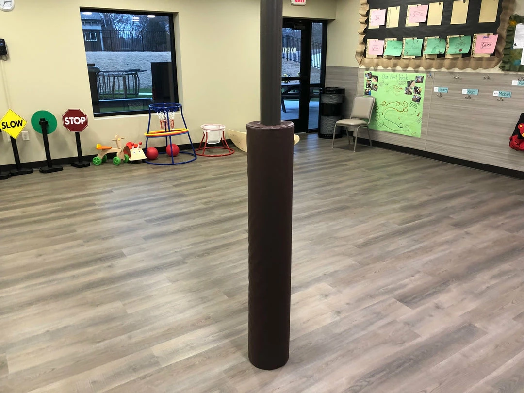 AK Athletic Equipment 4' Tall Pole Pad, 8" Diameter Pole Pads 9 AK Athletic Equipment 4' Tall Pole Pad, 8" Diameter Pole Pads