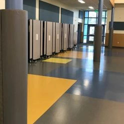 AK Athletic Equipment 6' Tall Pole Pad, 10" Diameter