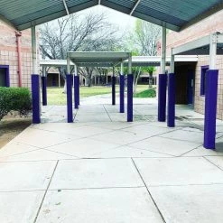 AK Athletic Equipment Pole Pads 6' Tall Four Sided Column Pad, 4