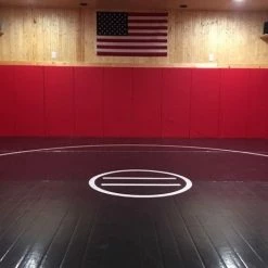 AK Athletic Equipment 18' X 18' X 1 3/8" Roll-Up Wrestling Mat Wrestling Mats
