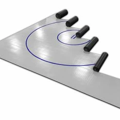 AK Athletic Equipment 36' X 36' X Ultra Shock Roll-Up Wrestling Mat