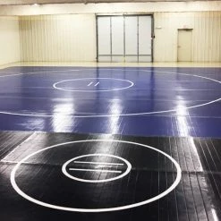 AK Athletic Equipment Wrestling Mats 42' X 42' X 1 3/8" Roll-Up Wrestling Mat