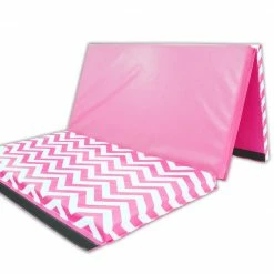 AK Athletic Equipment Folding Mats Clearance Chevron Zigzag 4' X 6' X 2