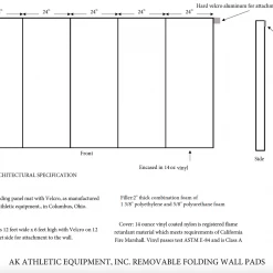 AK Athletic Equipment 6' X 12' X 2