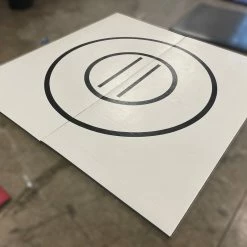 AK Athletic Equipment Clearance 8' X 8' X 1 3/8" Roll-Up Wrestling Mat White Martial Arts