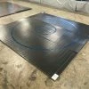 AK Athletic Equipment Clearance Wrestling Mat 12' X 12' X 1 3/8" Roll-Up Mat Black With Red