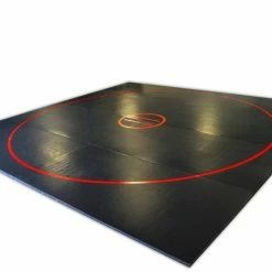 AK Athletic Equipment 18' X 18' X 1 3/8" Roll-Up Wrestling Mat Wrestling Mats