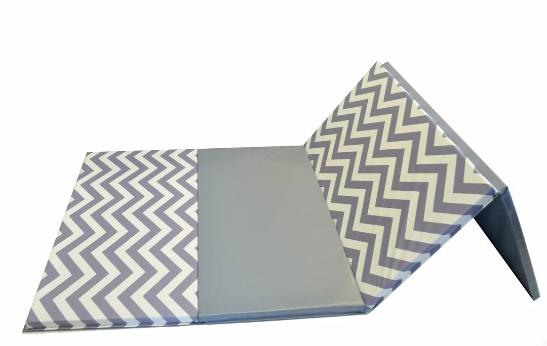 AK Athletic Equipment Holiday Shop Chevron Zigzag 4' X 8' X 1 3/8" Advanced Level Folding Gymnastics Mat Folding Mats 1 AK Athletic Equipment Holiday Shop Chevron Zigzag 4' X 8' X 1 3/8" Advanced Level Folding Gymnastics Mat Folding Mats