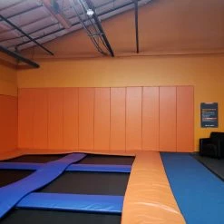 AK Athletic Equipment Custom Wood Backed Gym Wall Padding Panels 2' X 8'