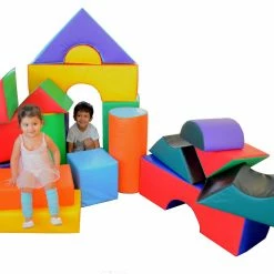 AK Athletic Equipment Soft Play 21-Piece Block Set