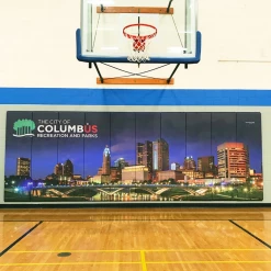 AK Athletic Equipment Custom Wood Backed Gym Wall Padding Panels 2' X 8'