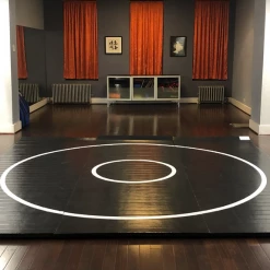 AK Athletic Equipment 12' X 12' X Ultra Shock Roll-Up Wrestling Mat