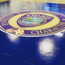 AK Athletic Equipment Wrestling Mats Your Design Digitally Printed 8' X 8' X 1 3/8