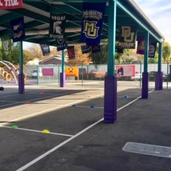 AK Athletic Equipment 4' Tall Four Sided Column Pad, 11" Side Width