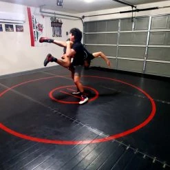 AK Athletic Equipment 13' X 13' X 1 3/8" Roll-Up Wrestling Mat Wrestling Mats