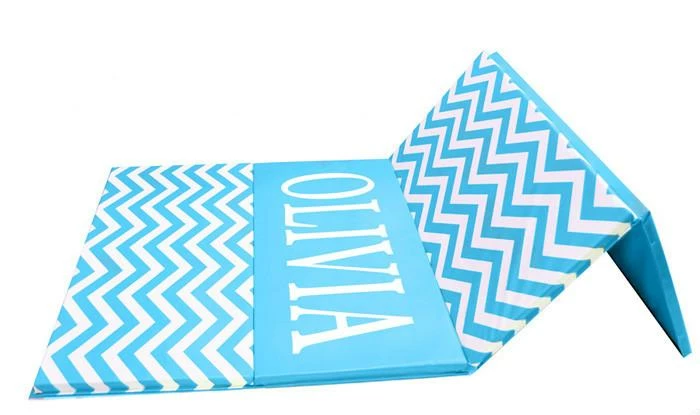 AK Athletic Equipment Holiday Shop Chevron Zigzag 4' X 8' X 1 3/8" Advanced Level Folding Gymnastics Mat Folding Mats 5 AK Athletic Equipment Holiday Shop Chevron Zigzag 4' X 8' X 1 3/8" Advanced Level Folding Gymnastics Mat Folding Mats