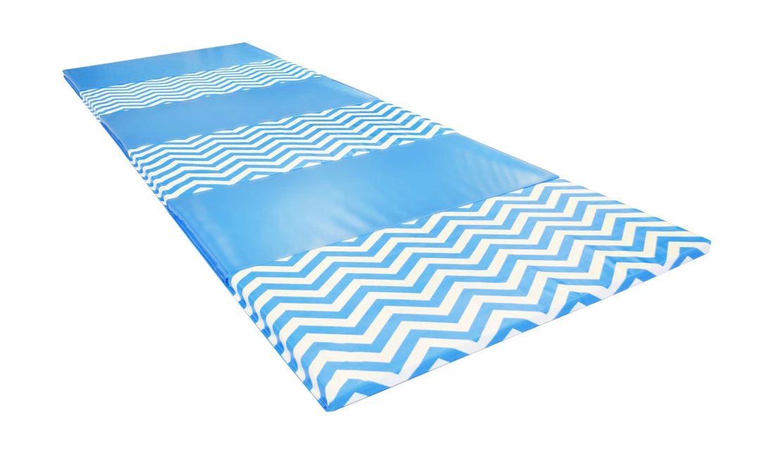 AK Athletic Equipment Clearance Chevron Zigzag 4' X 12' X 2" Intermediate Level Folding Gymnastics Mat Folding Mats 2 AK Athletic Equipment Clearance Chevron Zigzag 4' X 12' X 2" Intermediate Level Folding Gymnastics Mat Folding Mats