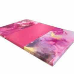 AK Athletic Equipment Watercolor 4' X 6' X 2" Intermediate Level Folding Gymnastics Mat
