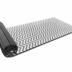 AK Athletic Equipment Roll Up Chevron Zigzag 4' X 12' X 1 3/8" Advanced Level Gymnastics Mat Folding Mats