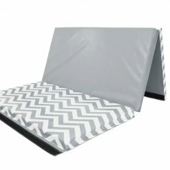AK Athletic Equipment Folding Mats Clearance Chevron Zigzag 4' X 6' X 2