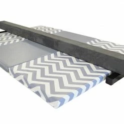 AK Athletic Equipment Chevron Print Gymnastics Balance Beam And Folding Mat Combo Package Balance Beams