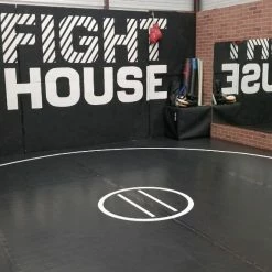 AK Athletic Equipment 20' X 20' X 1 3/8" Roll-Up Wrestling Mat Wrestling Mats