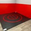 AK Athletic Equipment Wall Padding Instant Wrestling Room 10' X 10' Wrestling Mat And Removable Roll Up Wall Pads Package