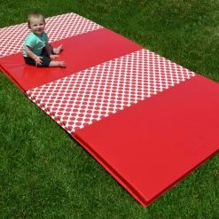 AK Athletic Equipment Build Your Own Polka Dot Mat 4' X 8'