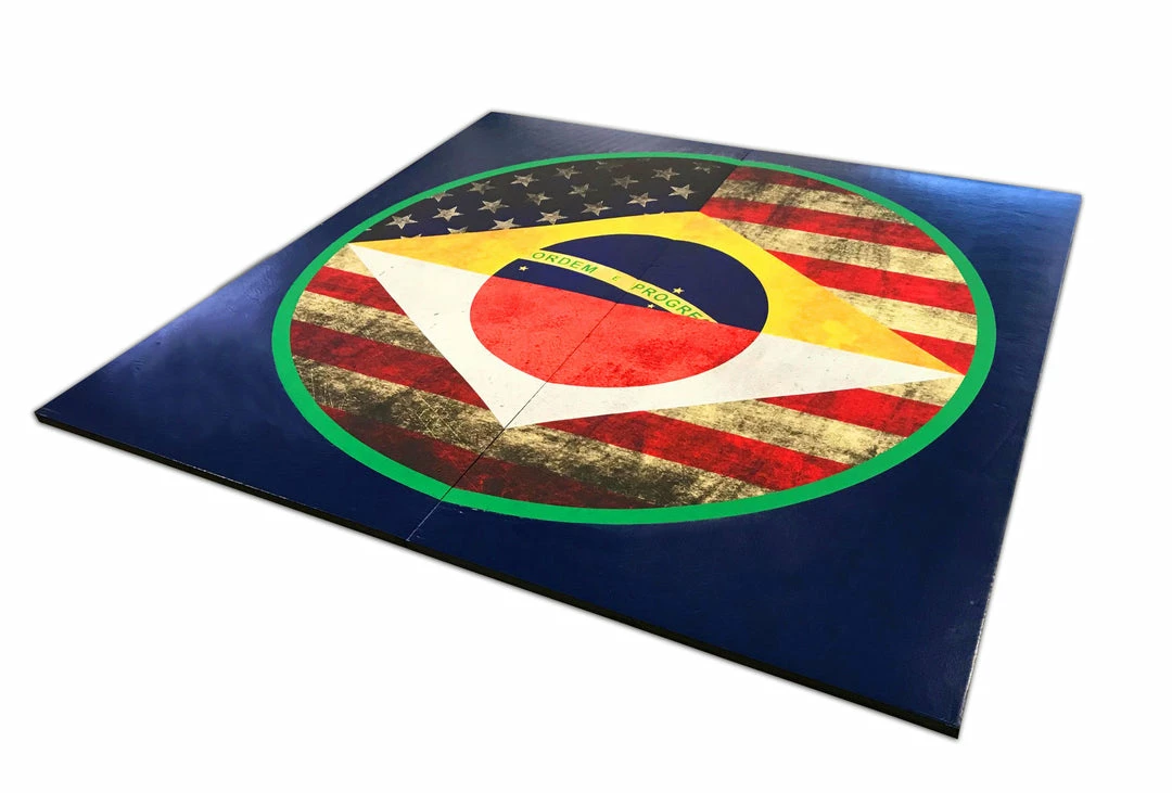 AK Athletic Equipment MMA Grappling Digitally Printed 8' X 8' X 1 3/8" Roll-Up Mat Wrestling Mats 1 AK Athletic Equipment MMA Grappling Digitally Printed 8' X 8' X 1 3/8" Roll-Up Mat Wrestling Mats