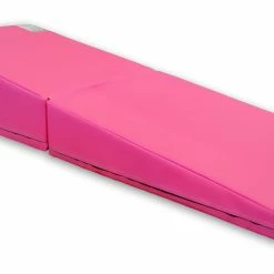 AK Athletic Equipment Folding Mats Buy Together And Save! Pink Zebra Print Monogram 4' X 8' Mat And Folding Incline Mat