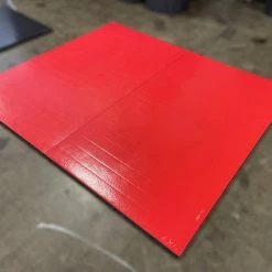 AK Athletic Equipment Martial Arts Clearance 7' X 8' X 1 3/8" Roll-Up Remnant Wrestling Mat Red